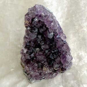 Rich Purple Amethyst Crystal Geode - 4 inches